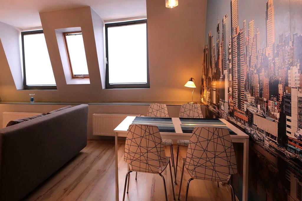 35 négyzetméteres stúdió Apartman 1 fürdőszobával Poznan Városközpont területén Kültér fotó